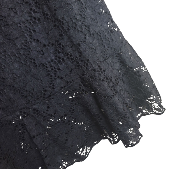 Jaclyn Smith Black Lace Midi Skirt - Picture 2 of 3